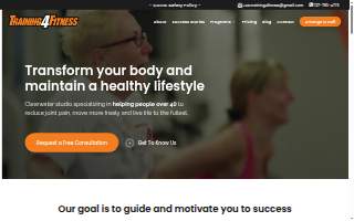 Training 4 Fitness website