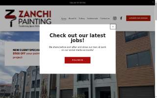 Zanchi Painting INC website