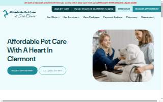 Affordable Pet Care at Four Corners website