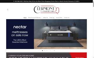Clermont Furniture website