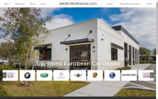 Imports Professional Auto website