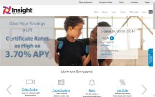 Insight Credit Union website