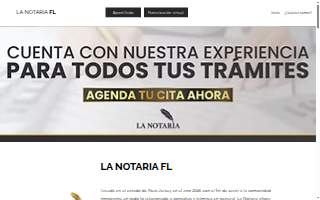 La Notaria FL website