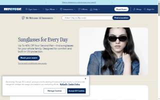 MyEyeDr. website