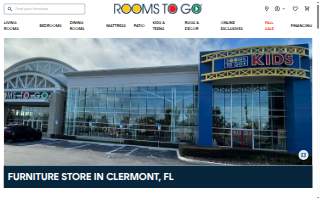 Rooms To Go website
