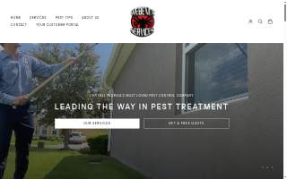 Webenex Services Pest Control website