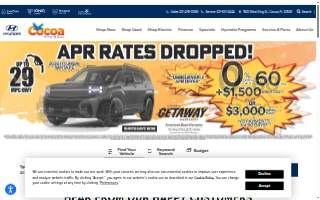 Cocoa Hyundai website