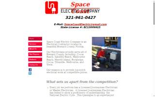 Space Coast Electric Company of Cocoa Beach website