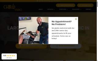 Chiro Studio website