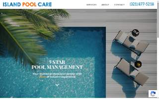 Island Pool Care website