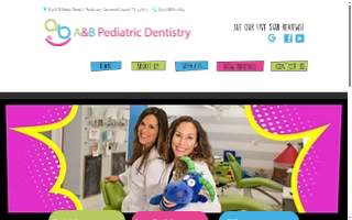 A&B Pediatric Dentistry website