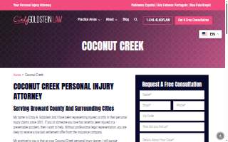 Cindy Goldstein Law website