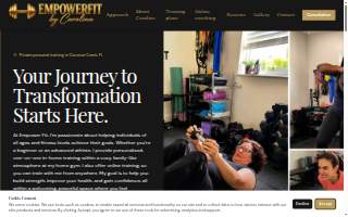 Empower Fit by Carolina website