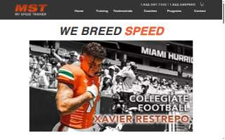 My Speed Trainer website