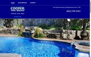 Cooper Pools website
