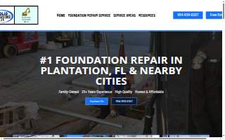 Plantation Foundation Repair website
