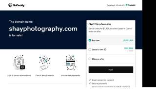Shay Photography website