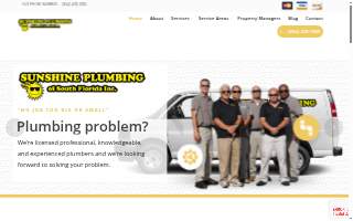Sunshine Plumbing of South Florida Inc. website