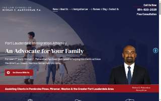 The Law Offices of Nishan C. Mahendran, P.A. website