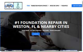 Weston Foundation Repair website