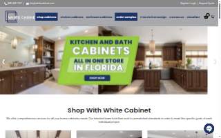 White Cabinet website