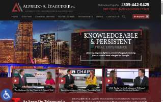 Alfredo A. Izaguirre, P.A. website