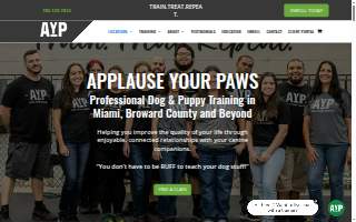 Applause Your Paws, Inc. website