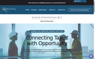 CBG Staffing website