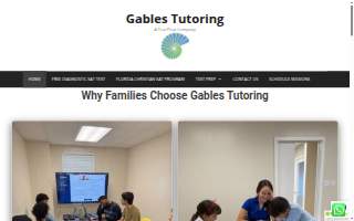 Gables Tutoring website