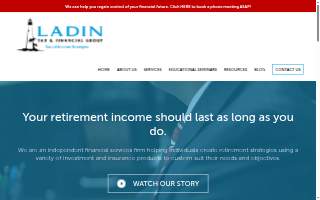 Ladin Tax & Financial Group - Coral Gables & Miami Financial Advisors website