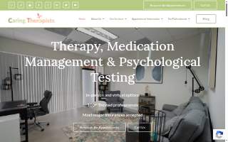 Caring Therapists- Coral Springs website