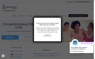 Comprehensive OB-GYN Coral Springs website