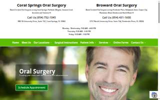 Coral Springs Oral Surgery website