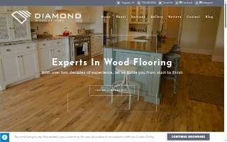 Diamond Wood Floors & Development website