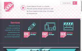Fresh Baked Pixels, LLC website