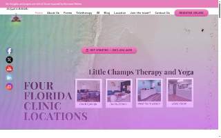 Little Champs Therapy and Yoga - Coral Springs website