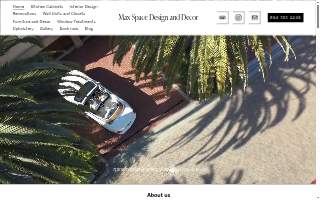 MAX SPACE Design and Decor website