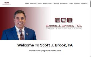 Scott J. Brook, P.A. website