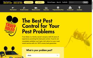 Truly Nolen Pest & Termite Control website
