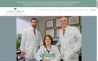 Coral Gables Cardiology Associates website