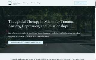 Terra Counseling Center website