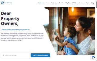 All County Property Management website