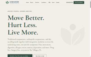 Cheshire Integrative Medicine, The Villages website