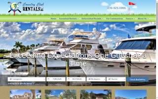 Country Club Rentals website