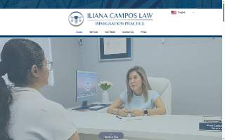 Iliana Campos Law Firm - Immigration Practice of Country Club website