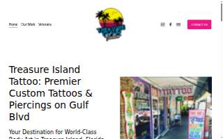 Treasure Island Tattoo Company website