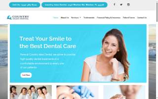 Country Isles Dental website