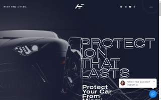 High End Detail Paint Protection & Window Tinting website