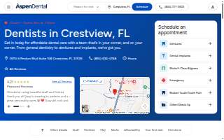 Aspen Dental - Crestview website