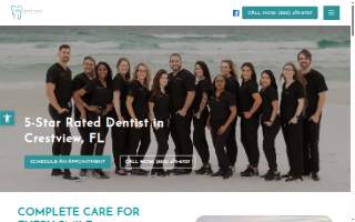 Crestview Family Dentistry website